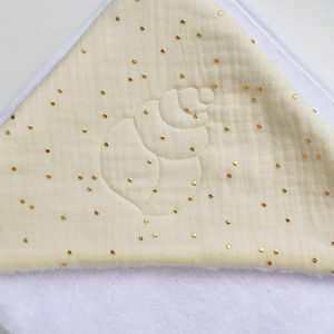 Cape de bain coquillage