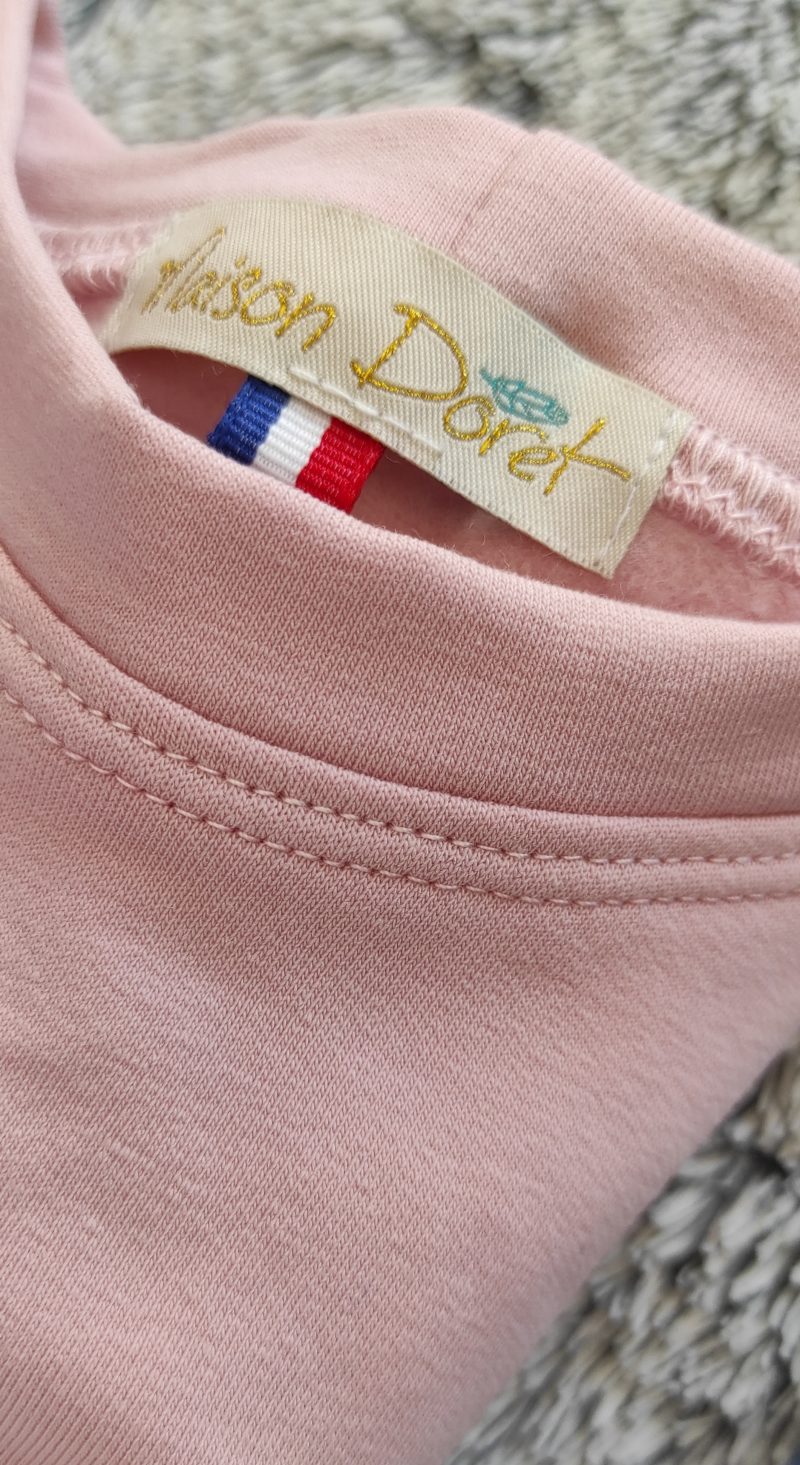 sweat à empiècements velours – Image 7